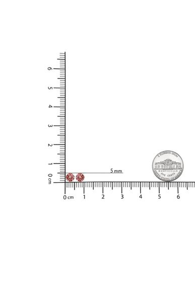 1.0 Cttw Lab Grown Pink Diamond Classic Solitaire Earrings - Picture 4 of 4